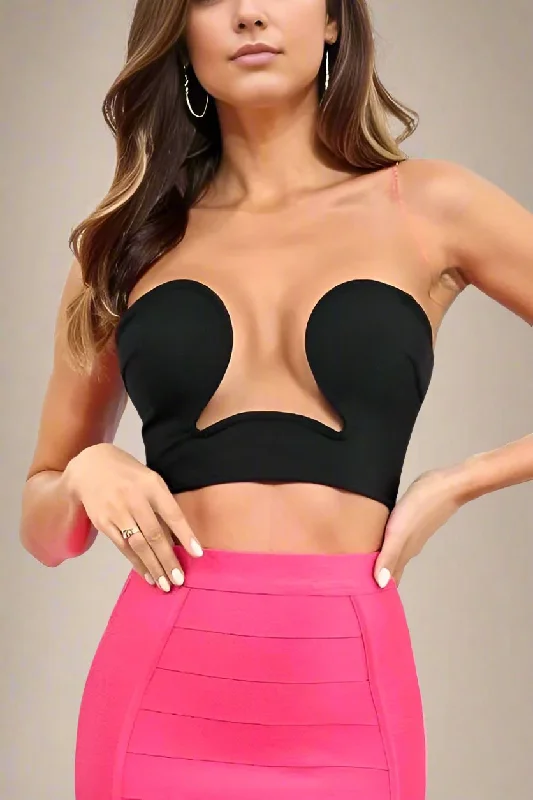 Mika Bandage Crop Top - Classic Black